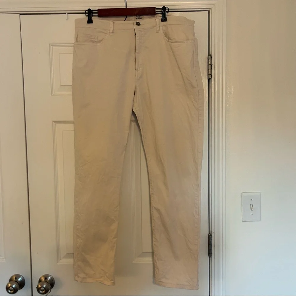 Flint and Tinder Salt Khaki Tan‎ Tapered Pants 38x34